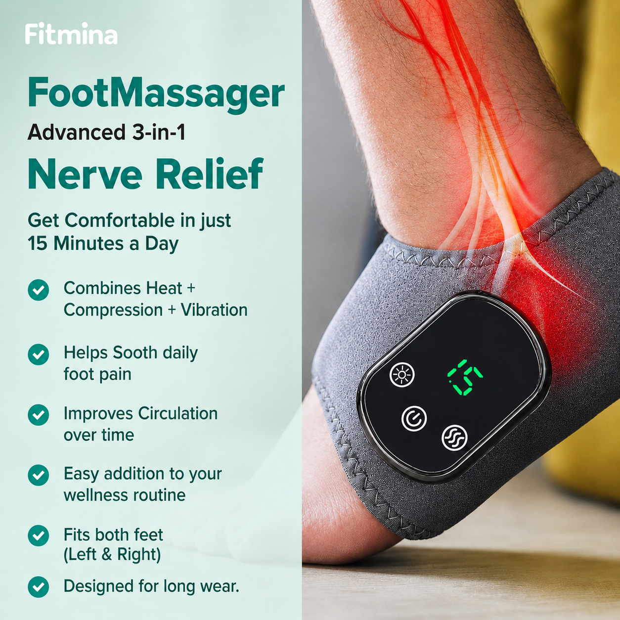 Fitmina Triple Method Foot Massager